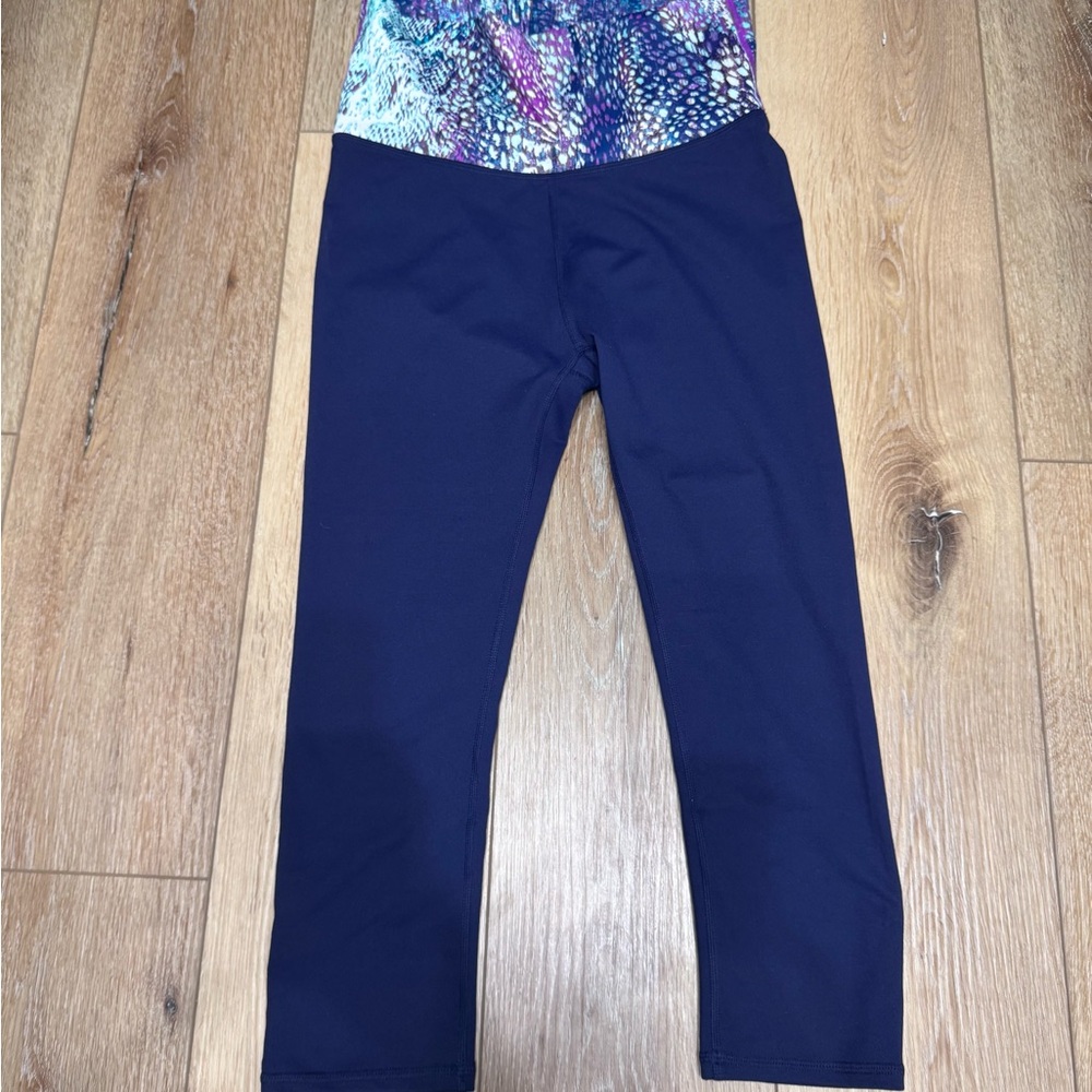 Lot of 3 Fabletics Navy Leggings
